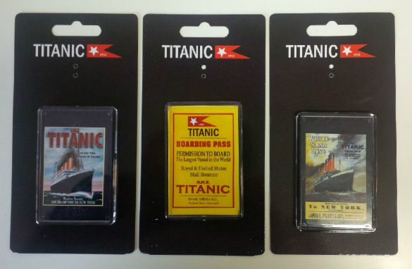 Titanic Photo Acrylic Fridge Magnets Set of 3