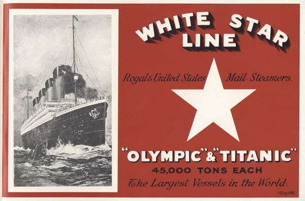 White Star Line Linen Tea Towel
