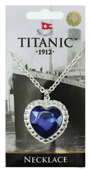 Titanic Heart of The Ocean Necklace - Click Image to Close