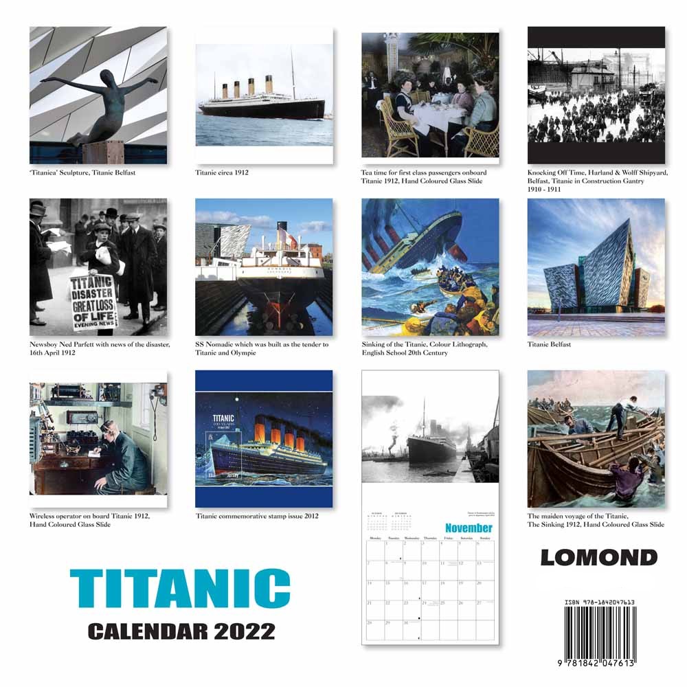 Titanic Calendar 2022